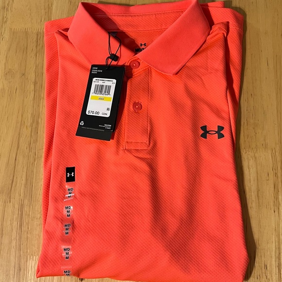Salmon Polo by Under Armour - Picture 2 of 6